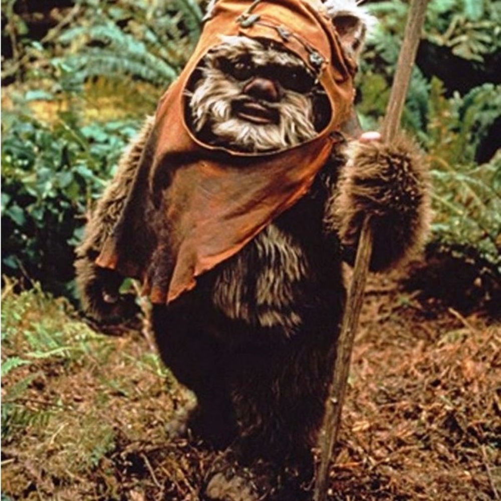 Start of an Ewok costume 12-18 months